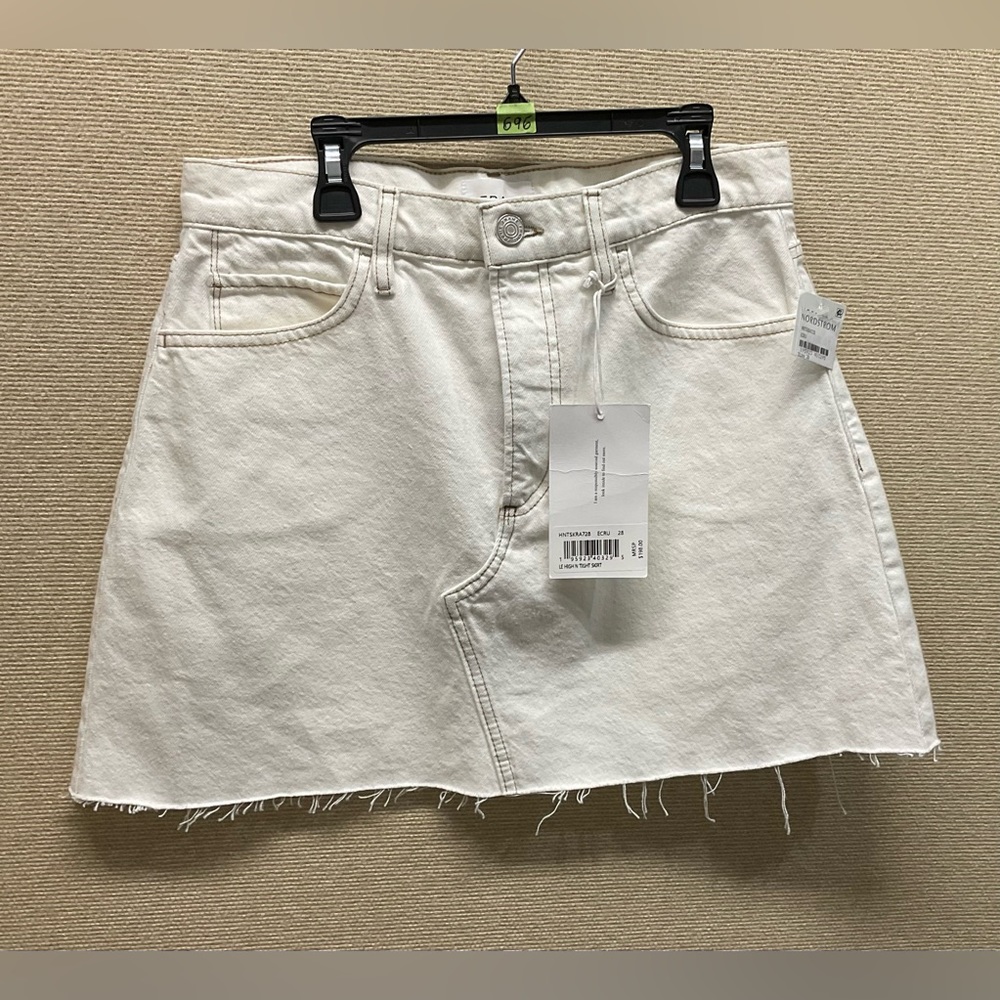 🌟 FRAME LE DENIM High N Tight Denim Mini Skirt